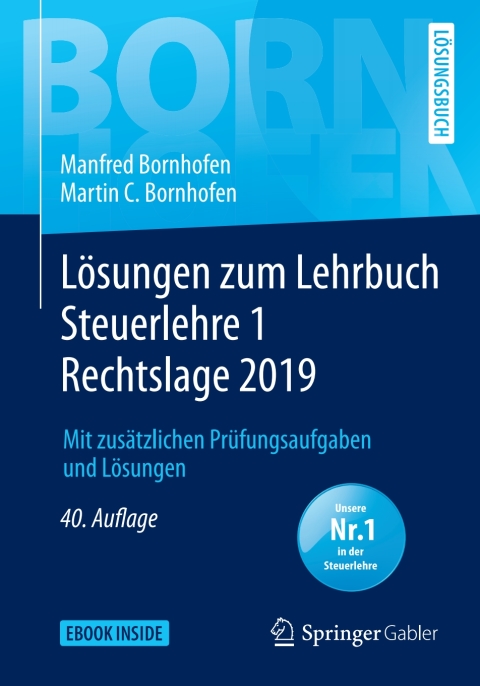 Cover image for book Lösungen zum Lehrbuch Steuerlehre 1 Rechtslage 2019