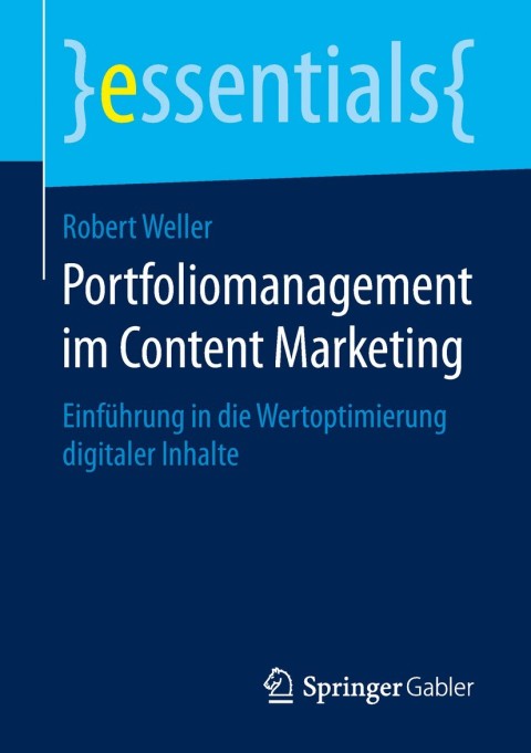 Cover image for book Portfoliomanagement im Content Marketing