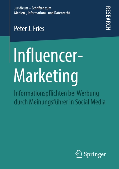 Cover image for book Influencer-Marketing