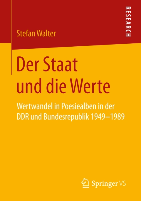 Cover image for book Der Staat und die Werte