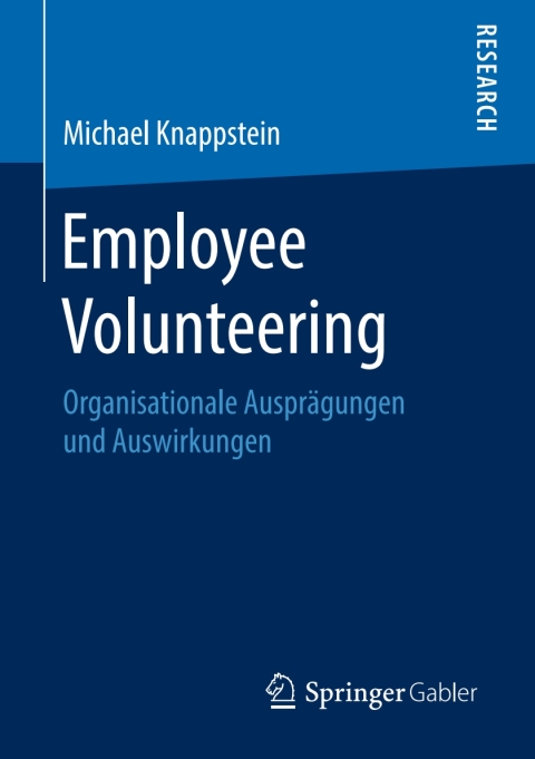 Cover image for book Employee Volunteering