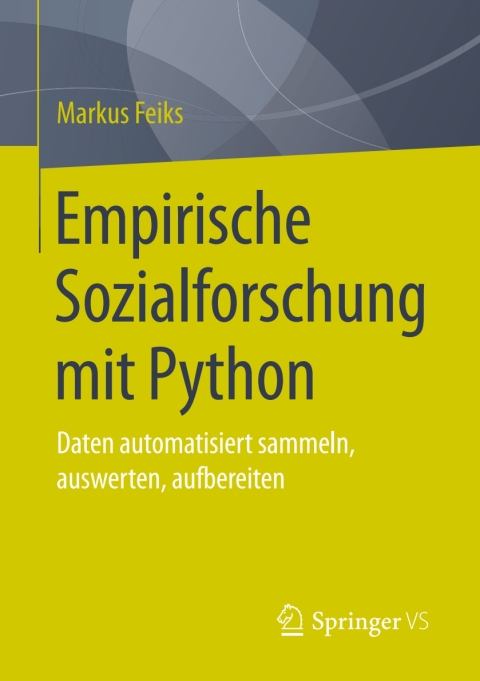 Cover image for book Empirische Sozialforschung mit Python