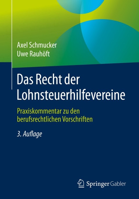 Cover image for book Das Recht der Lohnsteuerhilfevereine