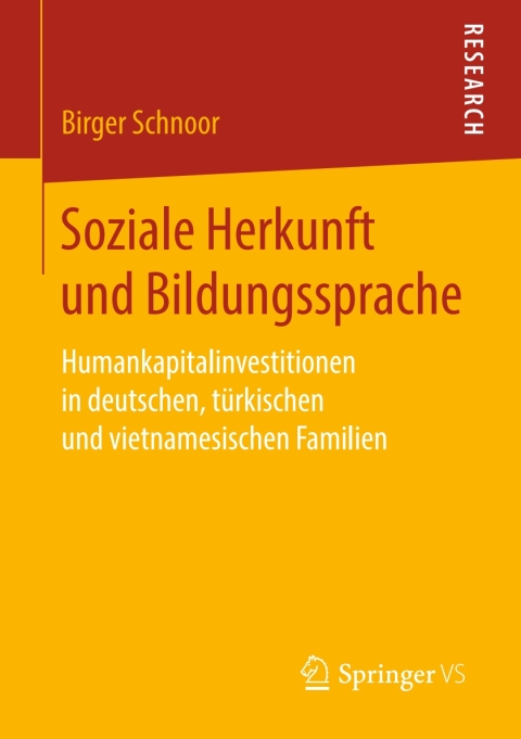 Cover image for book Soziale Herkunft und Bildungssprache