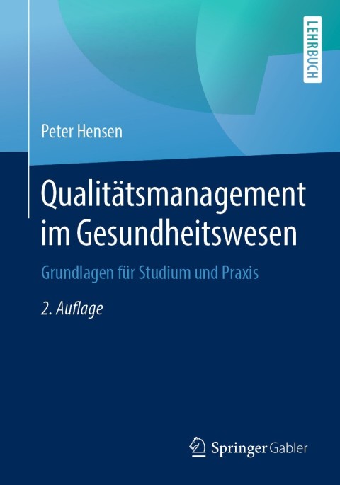 Cover image for book Qualitätsmanagement im Gesundheitswesen