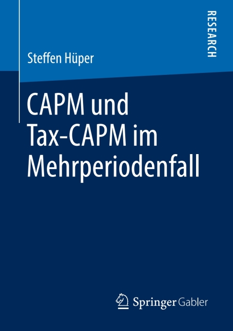 Cover image for book CAPM und Tax-CAPM im Mehrperiodenfall