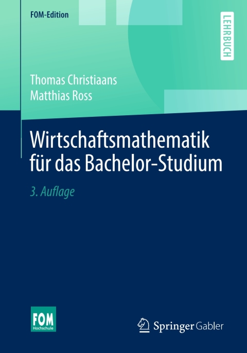 Cover image for book Wirtschaftsmathematik für das Bachelor-Studium