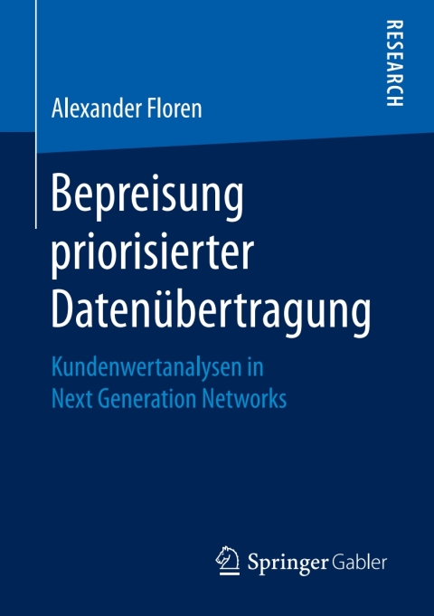 Cover image for book Bepreisung priorisierter Datenübertragung