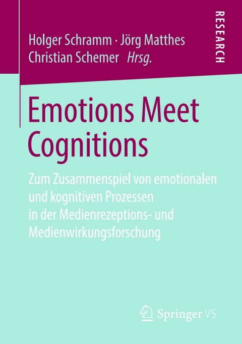 Cover image for book Emotions Meet Cognitions