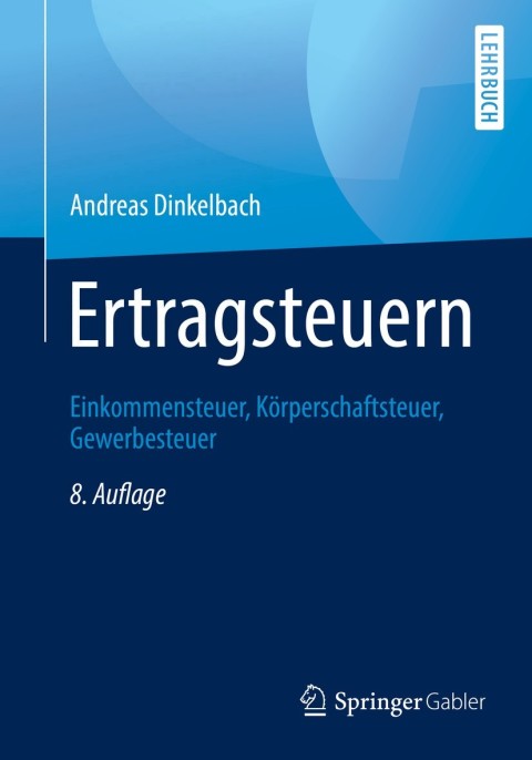 Cover image for book Ertragsteuern