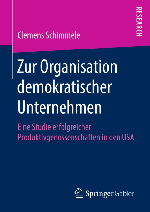 Cover image for book Zur Organisation demokratischer Unternehmen