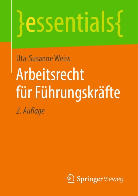 Cover image for book Arbeitsrecht für Führungskräfte
