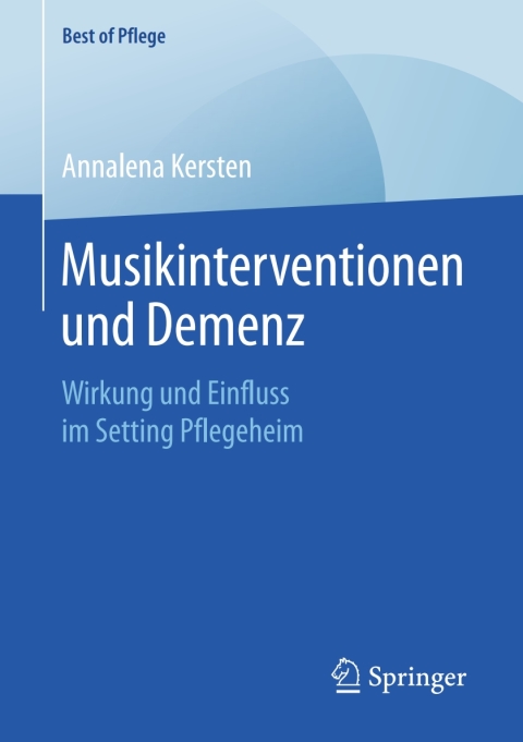 Cover image for book Musikinterventionen und Demenz
