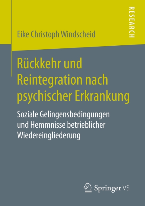 Cover image for book Rückkehr und Reintegration nach psychischer Erkrankung
