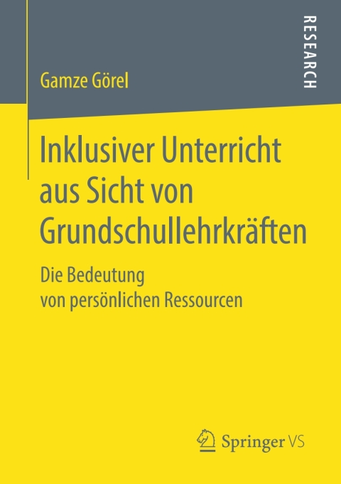 Cover image for book Inklusiver Unterricht aus Sicht von Grundschullehrkräften