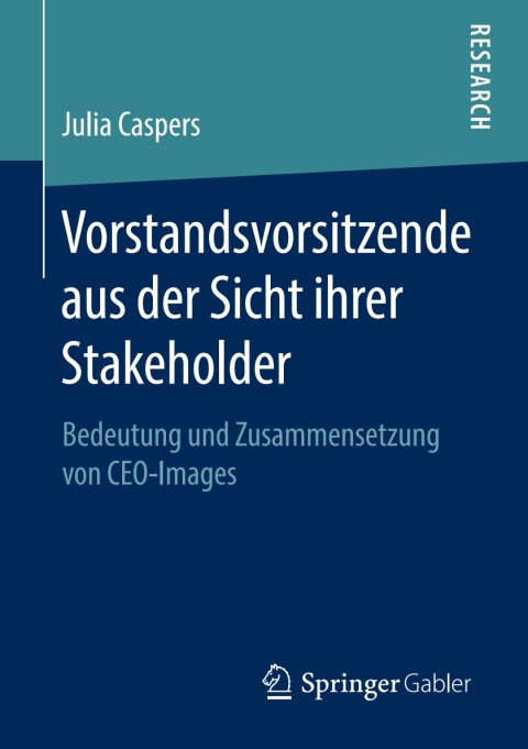 Cover image for book Vorstandsvorsitzende aus der Sicht ihrer Stakeholder