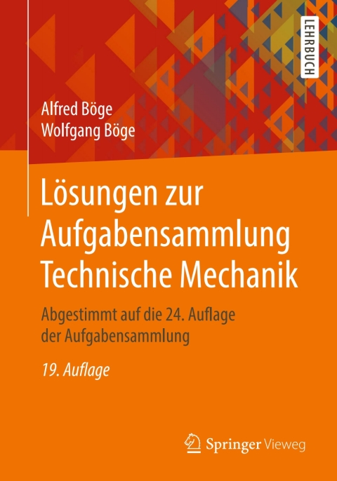 Cover image for book Lösungen zur Aufgabensammlung Technische Mechanik