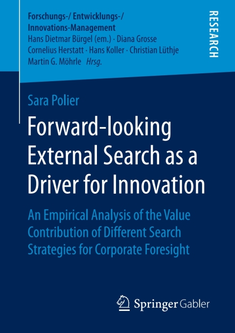 Cover image for book Forward-looking External Search as a Driver for Innovation