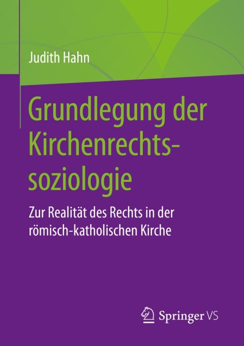 Cover image for book Grundlegung der Kirchenrechtssoziologie