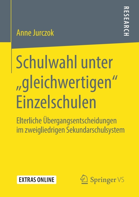 Cover image for book Schulwahl unter „gleichwertigen“ Einzelschulen