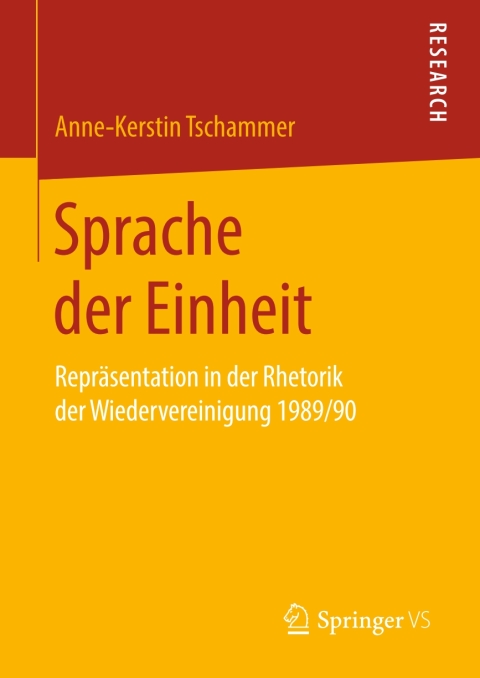 Cover image for book Sprache der Einheit