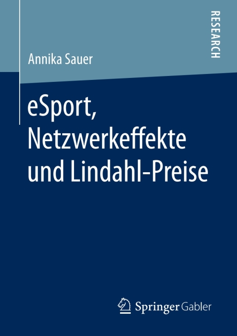 Cover image for book eSport, Netzwerkeffekte und Lindahl-Preise