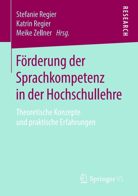 Cover image for book Förderung der Sprachkompetenz in der Hochschullehre