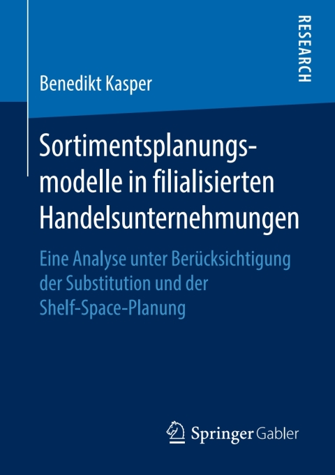 Cover image for book Sortimentsplanungsmodelle in filialisierten Handelsunternehmungen
