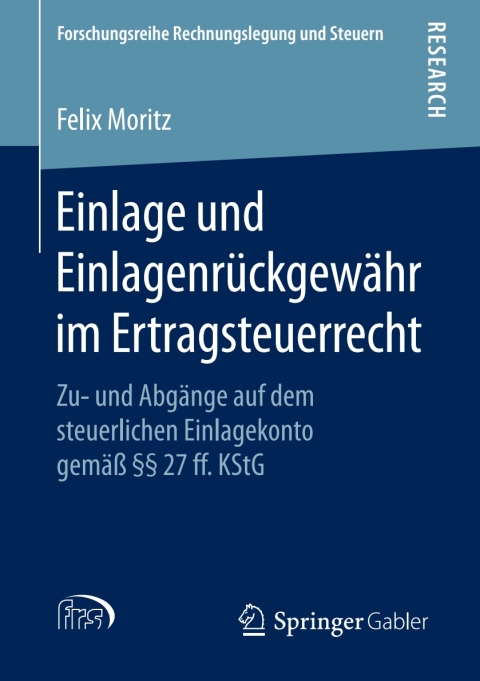 Cover image for book Einlage und Einlagenrückgewähr im Ertragsteuerrecht
