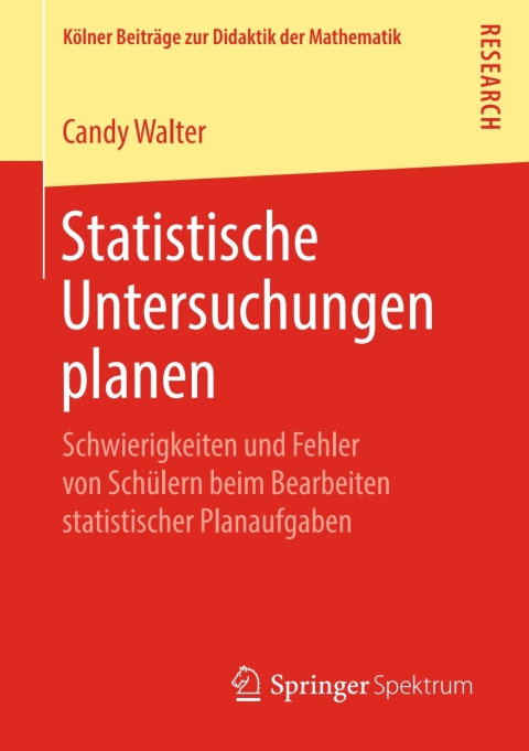 Cover image for book Statistische Untersuchungen planen