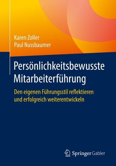 Cover image for book Persönlichkeitsbewusste Mitarbeiterführung