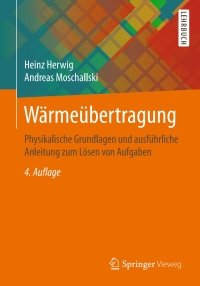 Cover image: Wärmeübertragung 4th edition 9783658264000