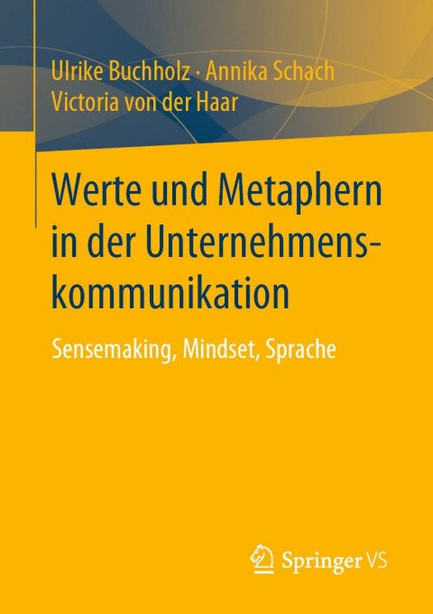 Cover image for book Werte und Metaphern in der Unternehmenskommunikation