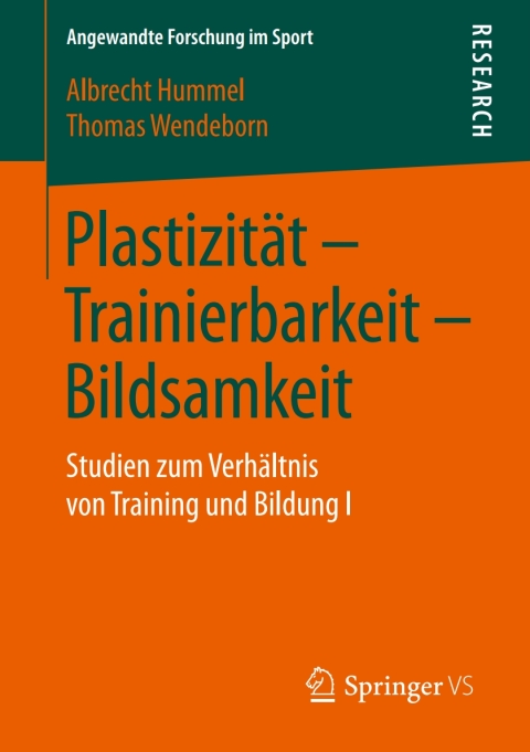 Cover image for book Plastizität – Trainierbarkeit – Bildsamkeit