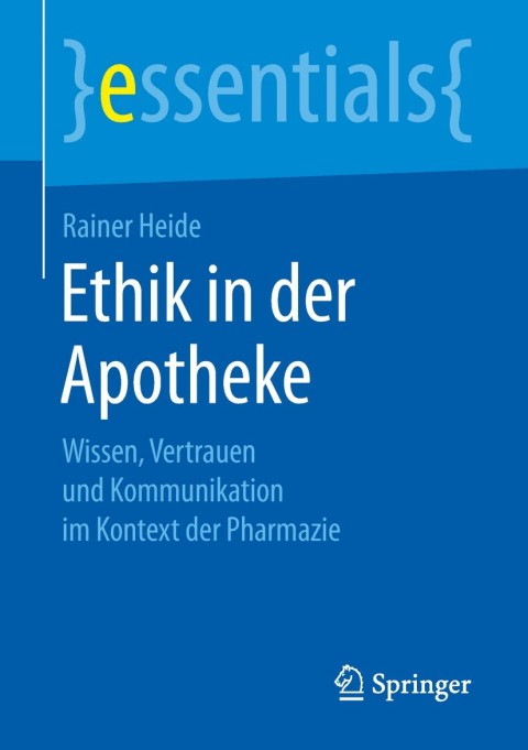 Cover image for book Ethik in der Apotheke
