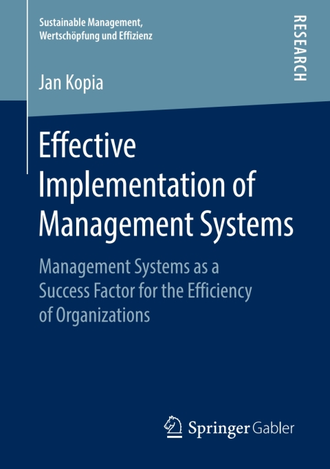 Cover image for book Effective Implementation of Management Systems