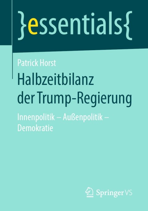 Cover image for book Halbzeitbilanz der Trump-Regierung