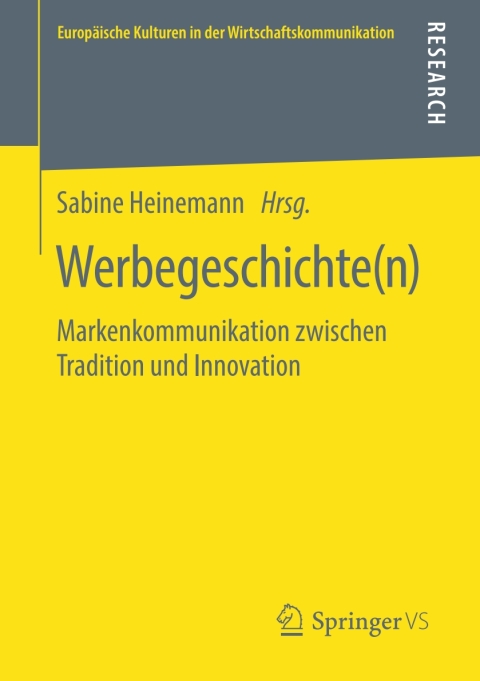 Cover image for book Werbegeschichte(n)