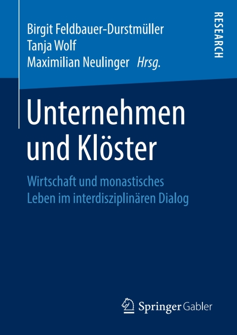 Cover image for book Unternehmen und Klöster