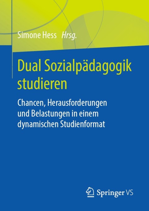 Cover image for book Dual Sozialpädagogik studieren