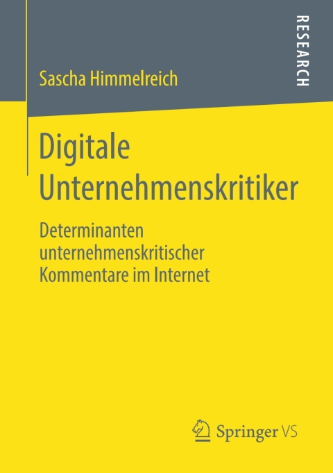 Cover image for book Digitale Unternehmenskritiker