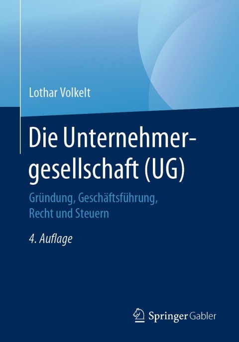 Cover image for book Die Unternehmergesellschaft (UG)