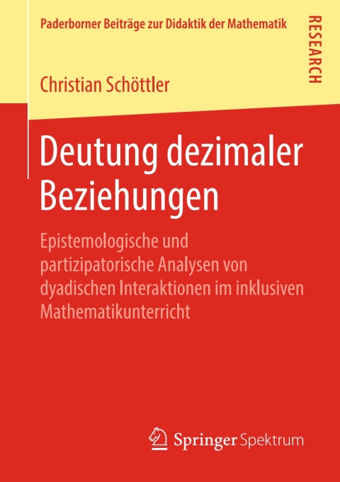 Cover image for book Deutung dezimaler Beziehungen