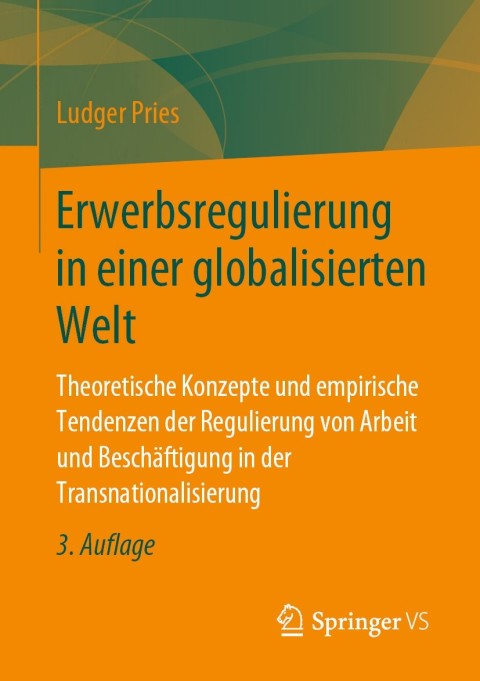 Cover image for book Erwerbsregulierung in einer globalisierten Welt