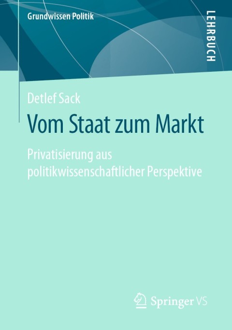 Cover image for book Vom Staat zum Markt