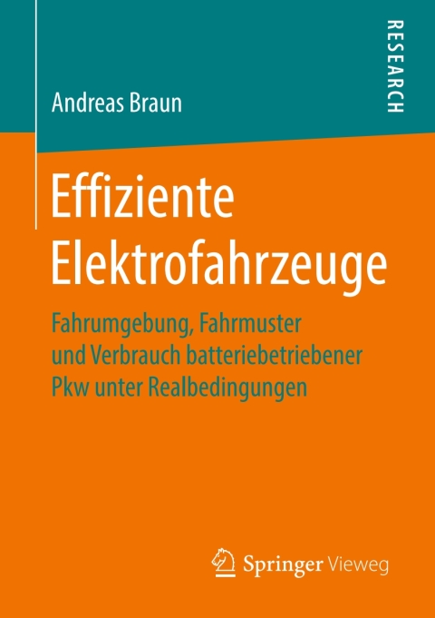 Cover image for book Effiziente Elektrofahrzeuge