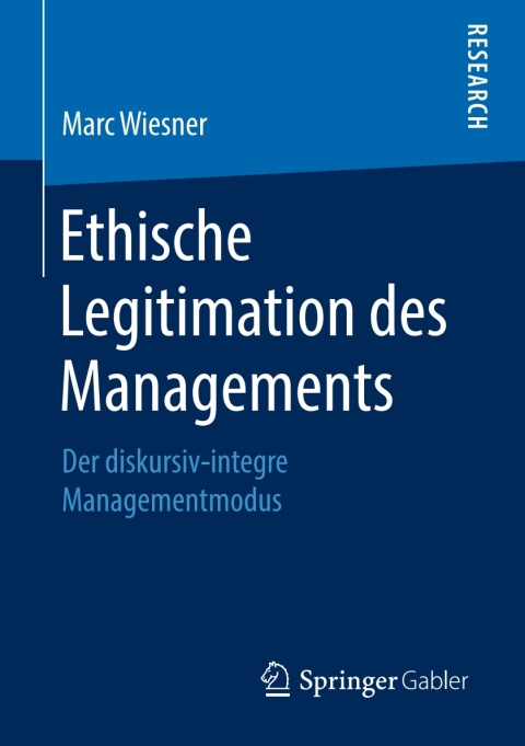 Cover image for book Ethische Legitimation des Managements