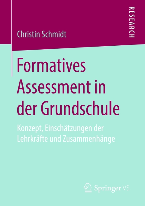 Cover image for book Formatives Assessment in der Grundschule