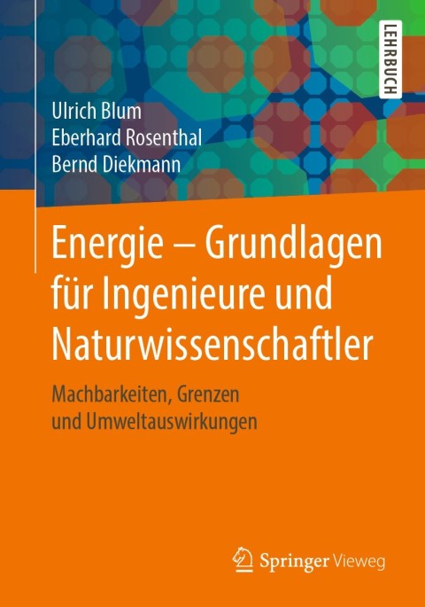 Cover image for book Energie – Grundlagen für Ingenieure und Naturwissenschaftler