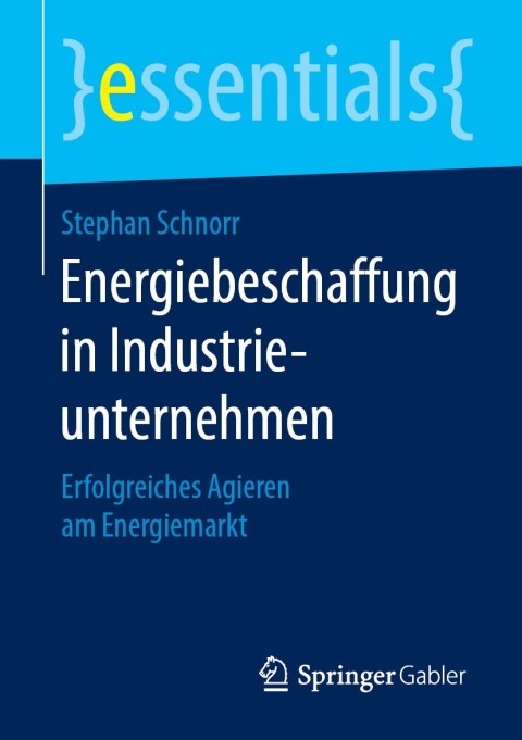 Cover image for book Energiebeschaffung in Industrieunternehmen